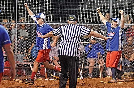 Snowhawks beat Old Timers on walk-off hit