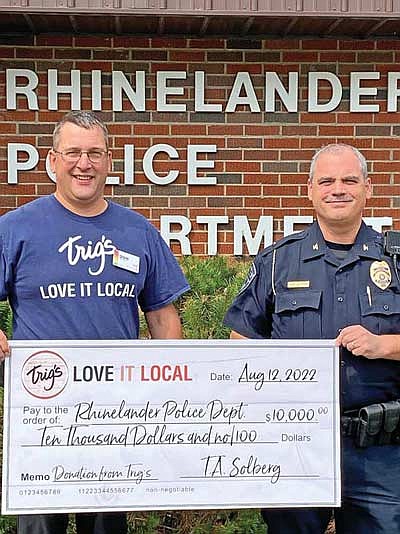 Trig's donates to RPD camera project