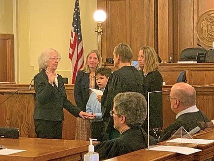 History is made as Burns is formally installed as circuit judge