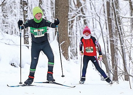 Middle school Nordic competes at Hinderbinder 