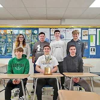 Rhinelander High School students collect coins for charity
