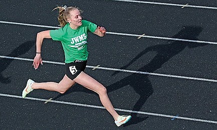 Middle school track sweeps opener
