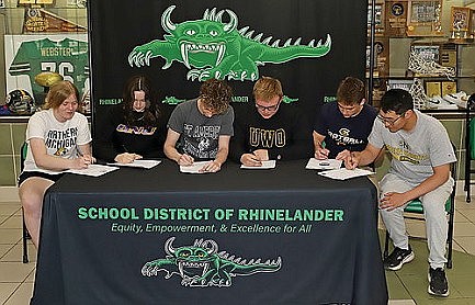 Six Hodags announce college plans