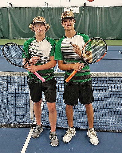 Belanger, Roeser punch state tennis ticket