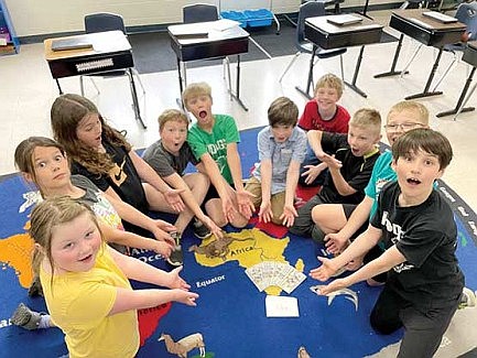 Central Elementary and NCES students work together to fund construction of new well in Africa